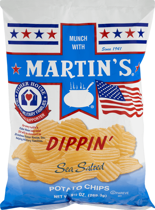 Martin'S Dippin' Sea Salted Potato Chips