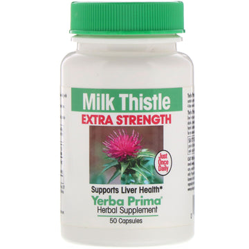 Yerba Prima, Milk Thistle Extra Strength, Capsules