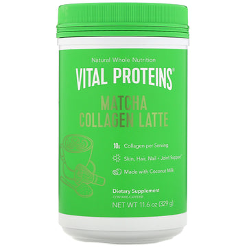 Vital Proteins, Matcha Collagen Latte, Unflavored