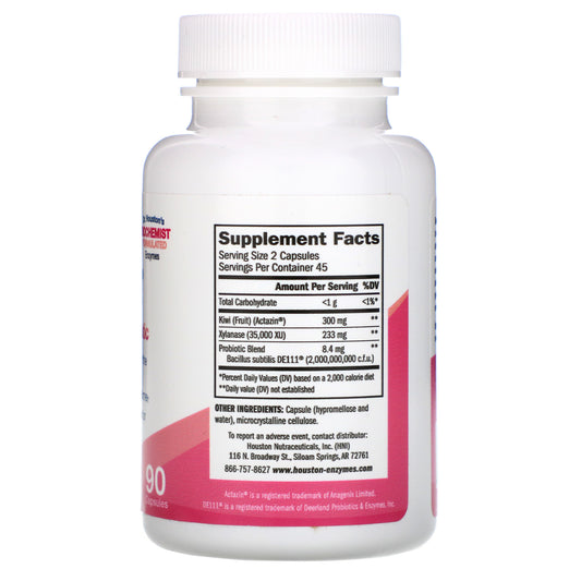 Houston Enzymes, Biomuve, Enzyme + Probiotic Capsules