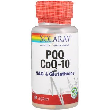 Solaray, Pqq, Coq-10 With Nac & Glutathione Vegcaps