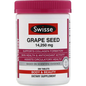 Swisse, Ultiboost, Grape Seed, 14,250 Mg Tablets