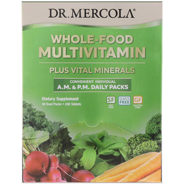 Dr. Mercola, Whole-Food Multivitamin A.M. & P.M. Daily Packs