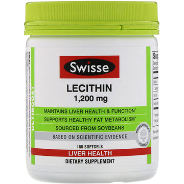 Swisse, Ultiboost, Lecithin, 1,200 Mg, 180 Capsules
