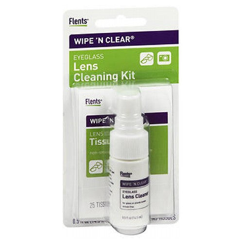 Flents Wipe 'n Clear Lens Cleaning Kit 1 each By Flents