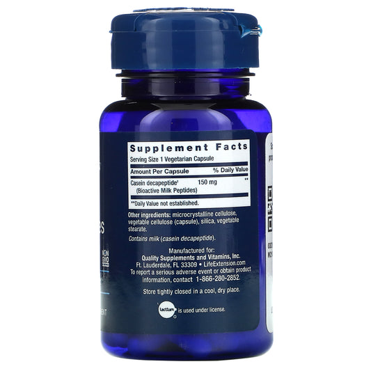 Life Extension, Bioactive Milk Peptides