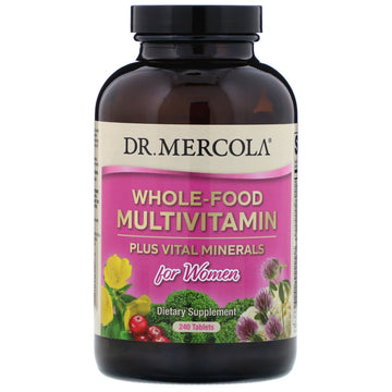 Dr. Mercola, Whole-Food Multivitamin Plus Vital Minerals For Women,Tablets