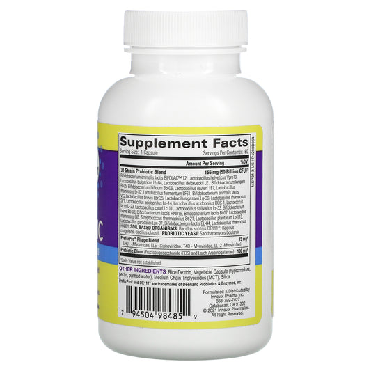 Innovixlabs, Multi-Strain Probiotic, 50 Billion Capsules