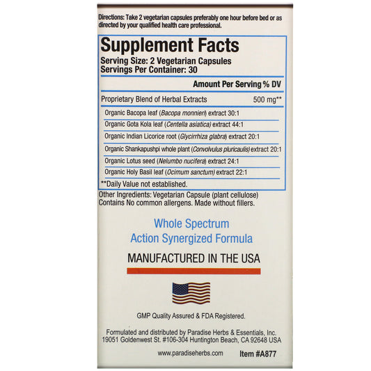 Paradise Herbs, Ayur-Pro Rx, Calm