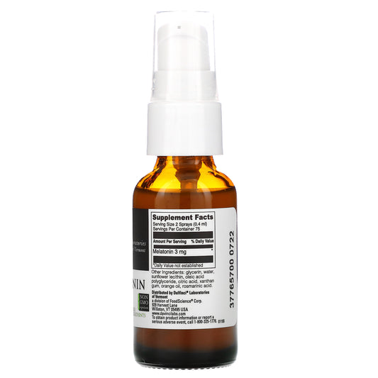 Davinci Laboratories Of Vermont, Liposomal Melatonin Spray