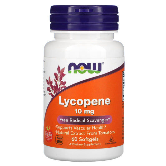 Now Foods, Lycopene, 10 Mg Softgels