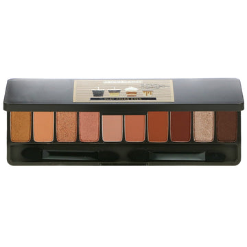 Etude, Play Color Eyes, 10-Color Eye Shadow Palette, Caffeine Holic, 0.02 Oz (0.8 G) Each
