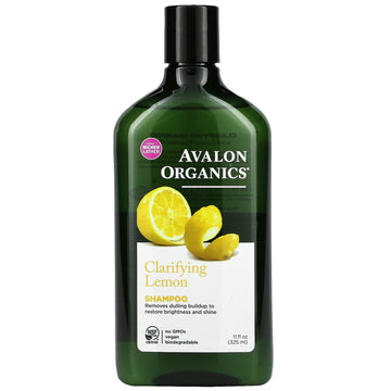 Avalon Organics, Shampoo, Clarifying Lemon (325 ml)