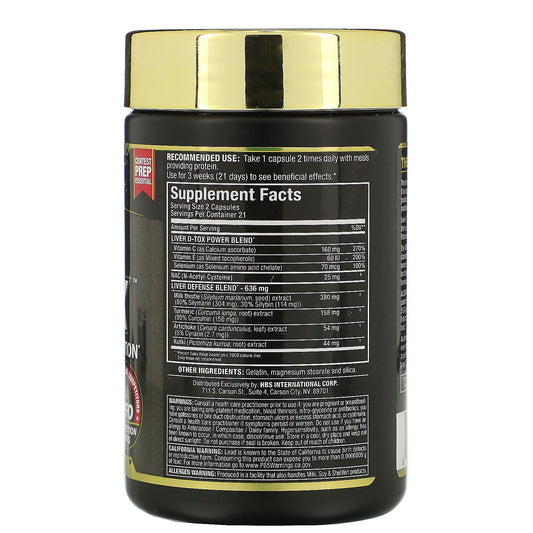 Allmax Nutrition, Liver Dtox With Extra Strength Silymarin (Milk Thistle) And Turmeric (95% Curcumin) Capsules