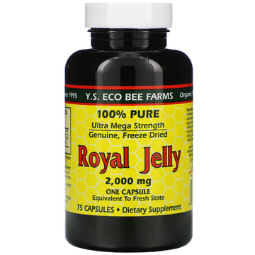 Y.S. Eco Bee Farms, Royal Jelly, 100% Pure, 2,000 Mg