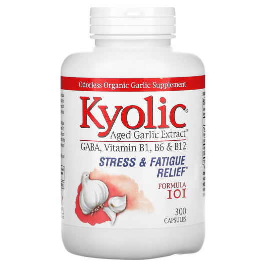 Kyolic, Aged Garlic Extract, Stress & Fatigue Relief, Formula 101