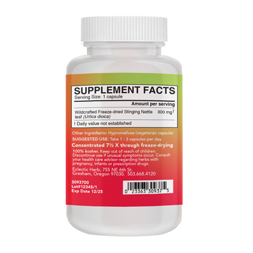 Nettles Leaf 90 Caps By Eclectic Herb