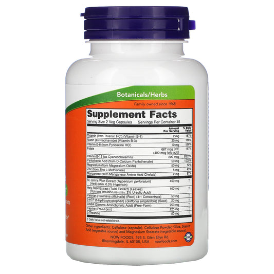 Now Foods, Mood Support With St. John'S Wort