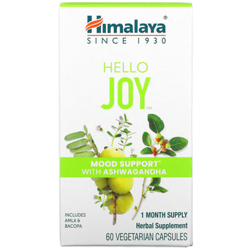 Himalaya, Hello Joy, Mood Support With Ashwagandha