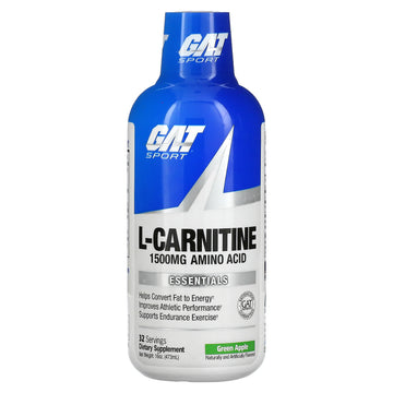 Gat, L-Carnitine, Amino Acid, 1,500 Mg, 16 Oz (473 Ml)