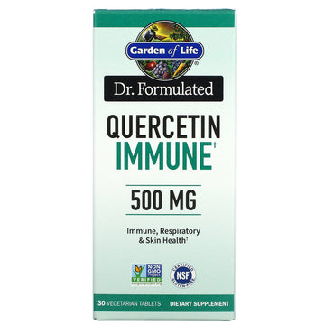 Garden Of Life, Dr. Formulated, Quercetin Immune, 500 Mg, 30 Vegetarian Tablets