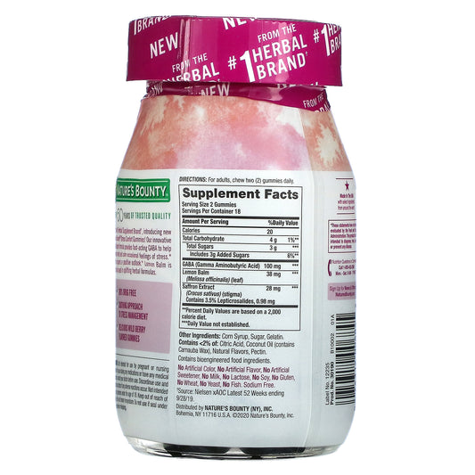 Nature'S Bounty, Stress Comfort, Mood Booster, Wild Berry