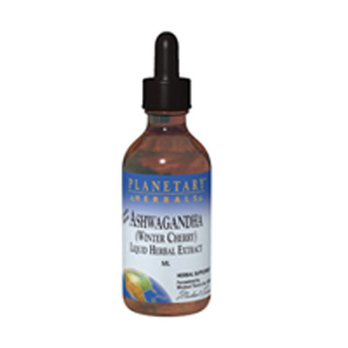 Ashwaganda Liquid Herbal Extract Lemon 2 Fl Oz By Planetary