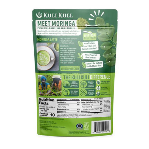 Pure Moringa Powder 7.4 Oz By Kuli Kuli