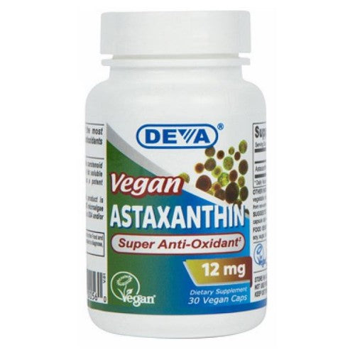Astaxanthin 30 Veg Caps By Deva Vegan Vitamins