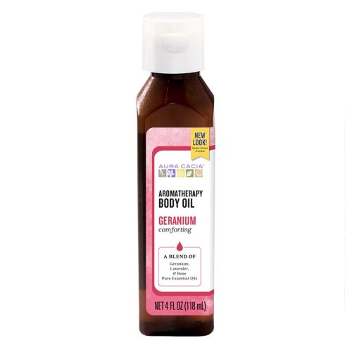 Bath/Massage Oil Comforting Geranium By Aura Cacia