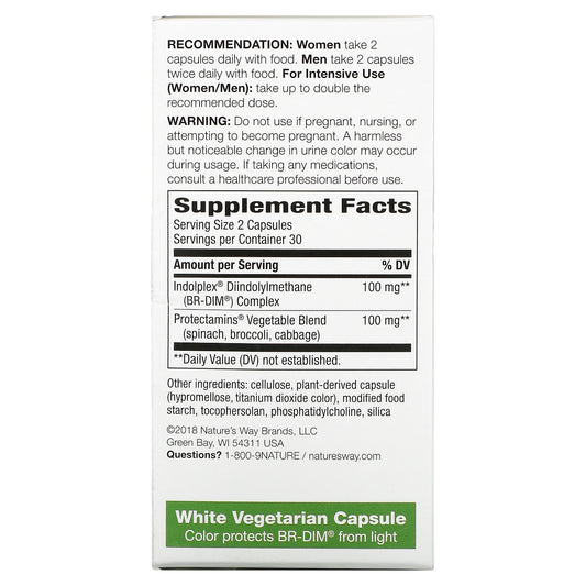 Nature'S Way, Dim-Plus, Estrogen Metabolism Vegetarian Capsules