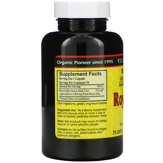Y.S. Eco Bee Farms, Royal Jelly, 100% Pure, 2,000 Mg
