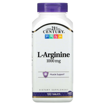 21St Century, L-Arginine, 1,000 Mg, Tablets