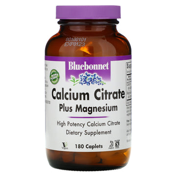 Bluebonnet Nutrition, Calcium Citrate Plus Magnesium