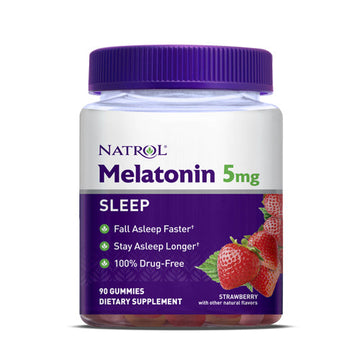 Gummies Melatonin Strawberry 90 Count By Natrol