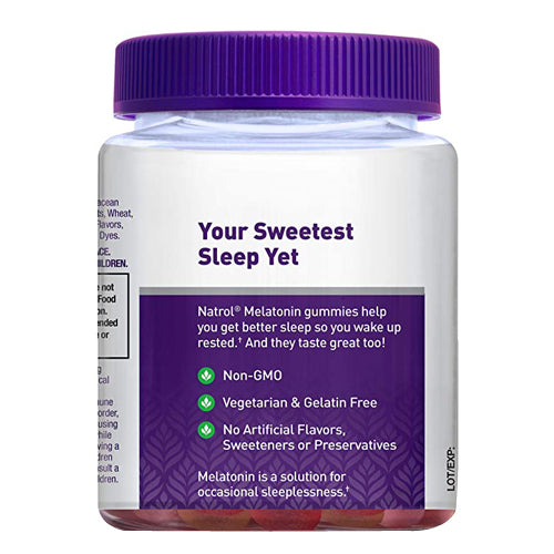 Gummies Melatonin Strawberry 90 Count By Natrol