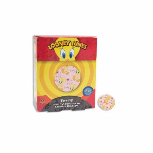 Adhesive Spot Bandage Looney Tunes 7/8 Inch Plastic Round Ki