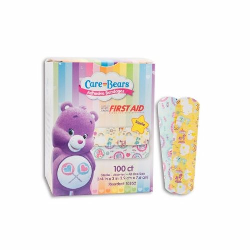 Adhesive Strip Kid Design (Care Bea Count of 100 By Dukal