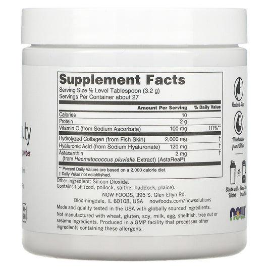 Now Foods, Aquatic Beauty Powder