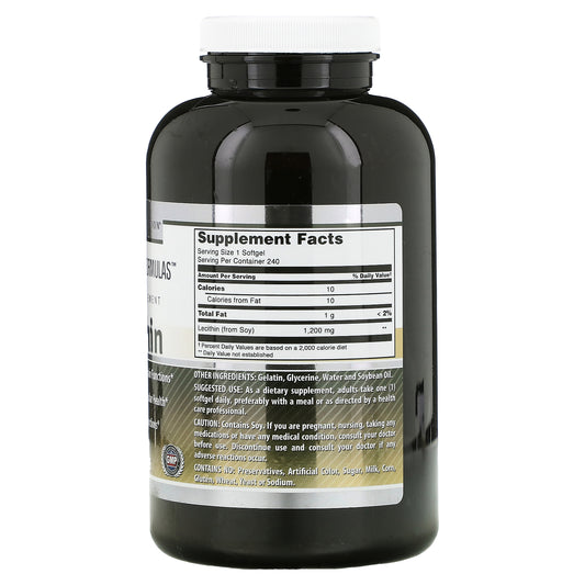 Amazing Nutrition, Lecithin, 1,200 Mg, 240 Softgels
