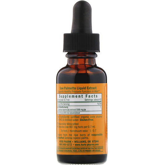 Herb Pharm, Saw Palmetto(30 Ml)