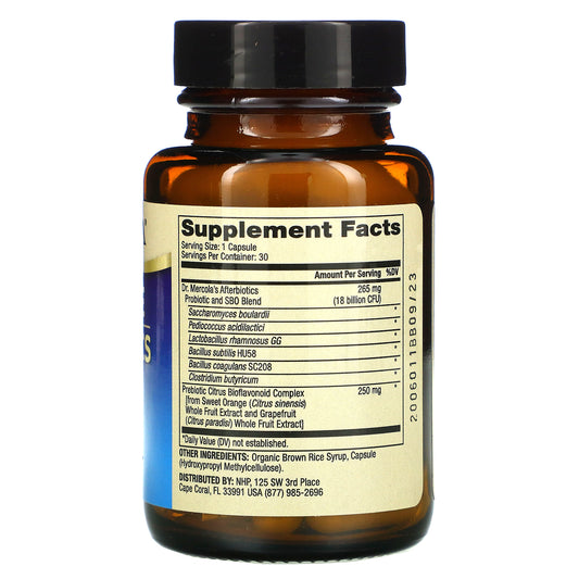 Dr. Mercola, Complete Afterbiotics, 18 Billion Cfu, Capsules