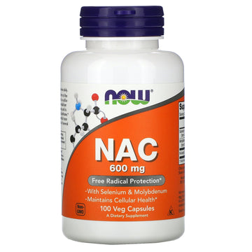 Now Foods, Nac, 600 Mg Veg Capsules