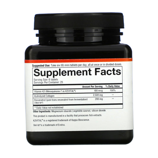 Youtheory, Heart, Collagen + Resveratrol, Mini Tablets