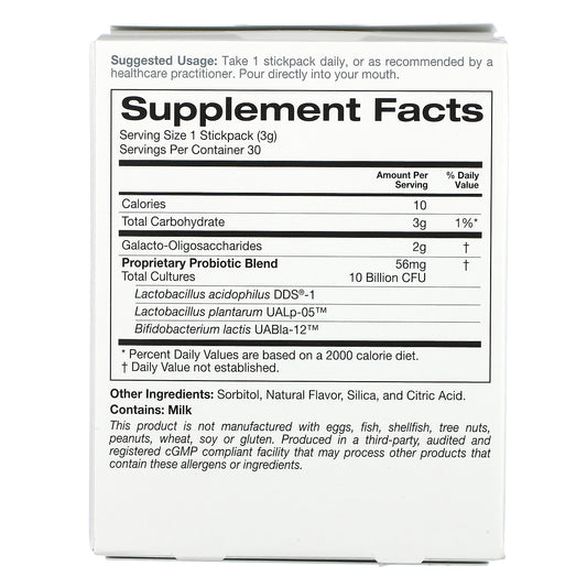 Solumeve, Adult Pre-Probiotic Pixies, Blackberry Flavor, 10 Billion Cfus, 0.11 Oz (3 G) Each