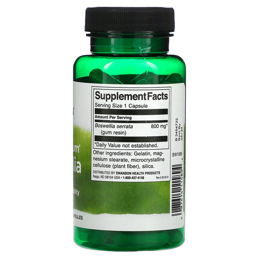 Swanson, Full Spectrum Boswellia, Double Strength