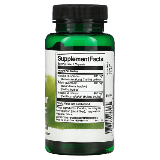 Swanson, Full Spectrum Triple Mushroom Complex