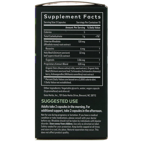 Gaia Herbs, Stress Response