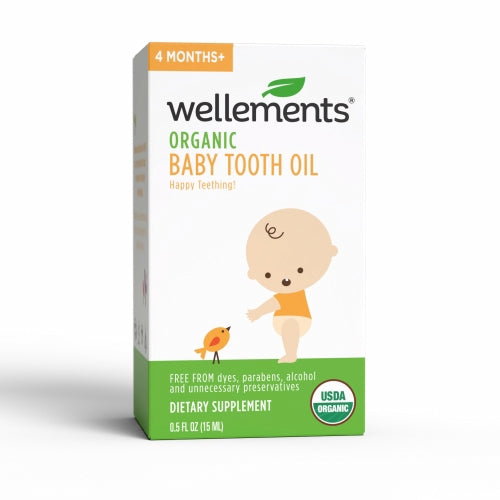 Baby Tooth Oil 0.5 Oz By Wellements