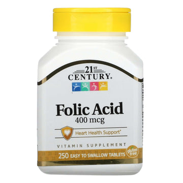 21St Century, Folic Acid Easy To Swallow Tablets